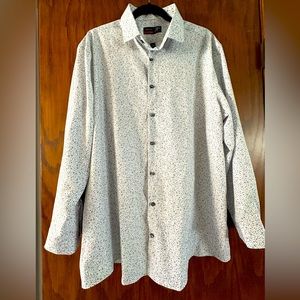 JF. Ferrar Mens dress shirt slim fit size XLG